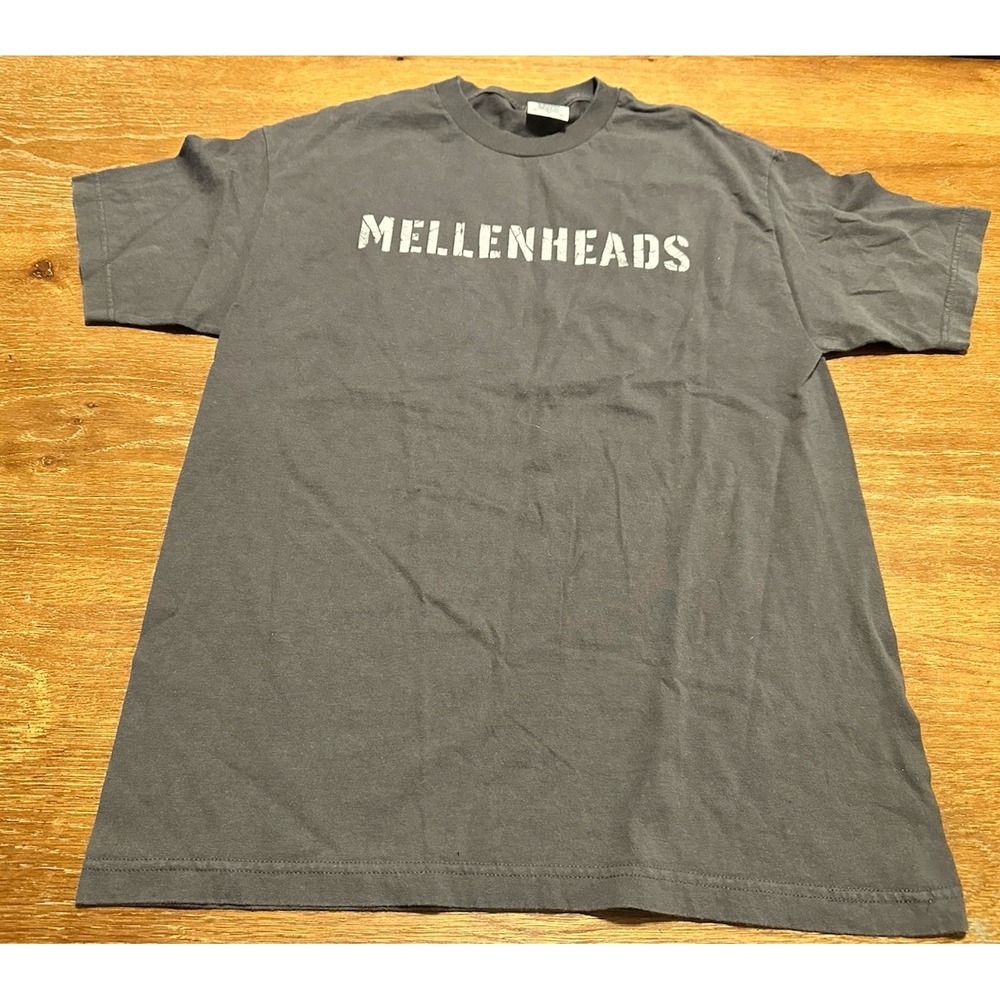 Vintage John Mellencamp Mellenheads Shirt Mens Large Gray 2001 Tour Cuttin Heads